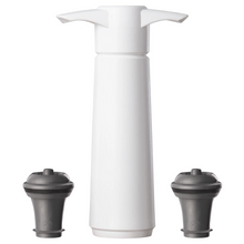 Load image into Gallery viewer, Vacu Vin Wine Saver White + 2 Stoppers