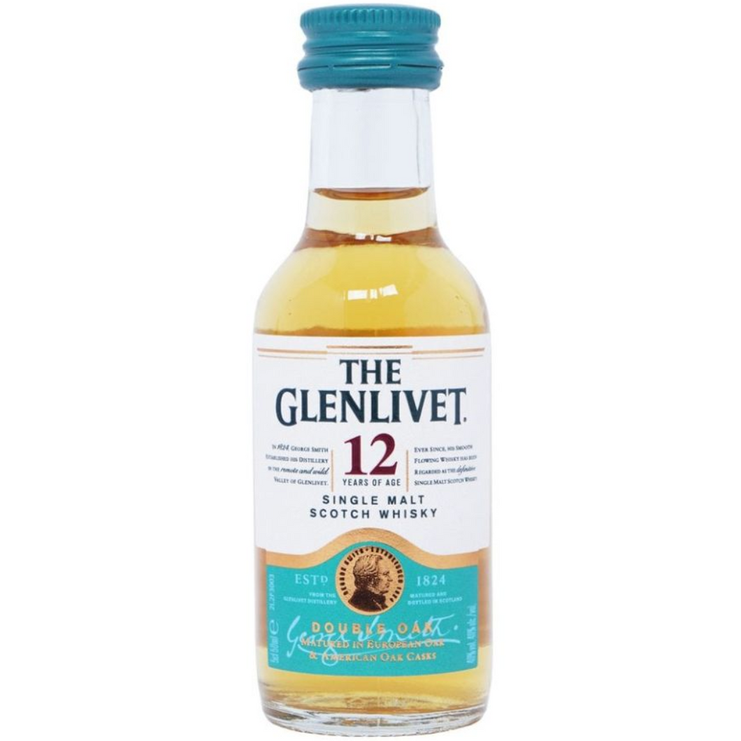 The Glenlivet 12 Double Oak Miniature 50ml