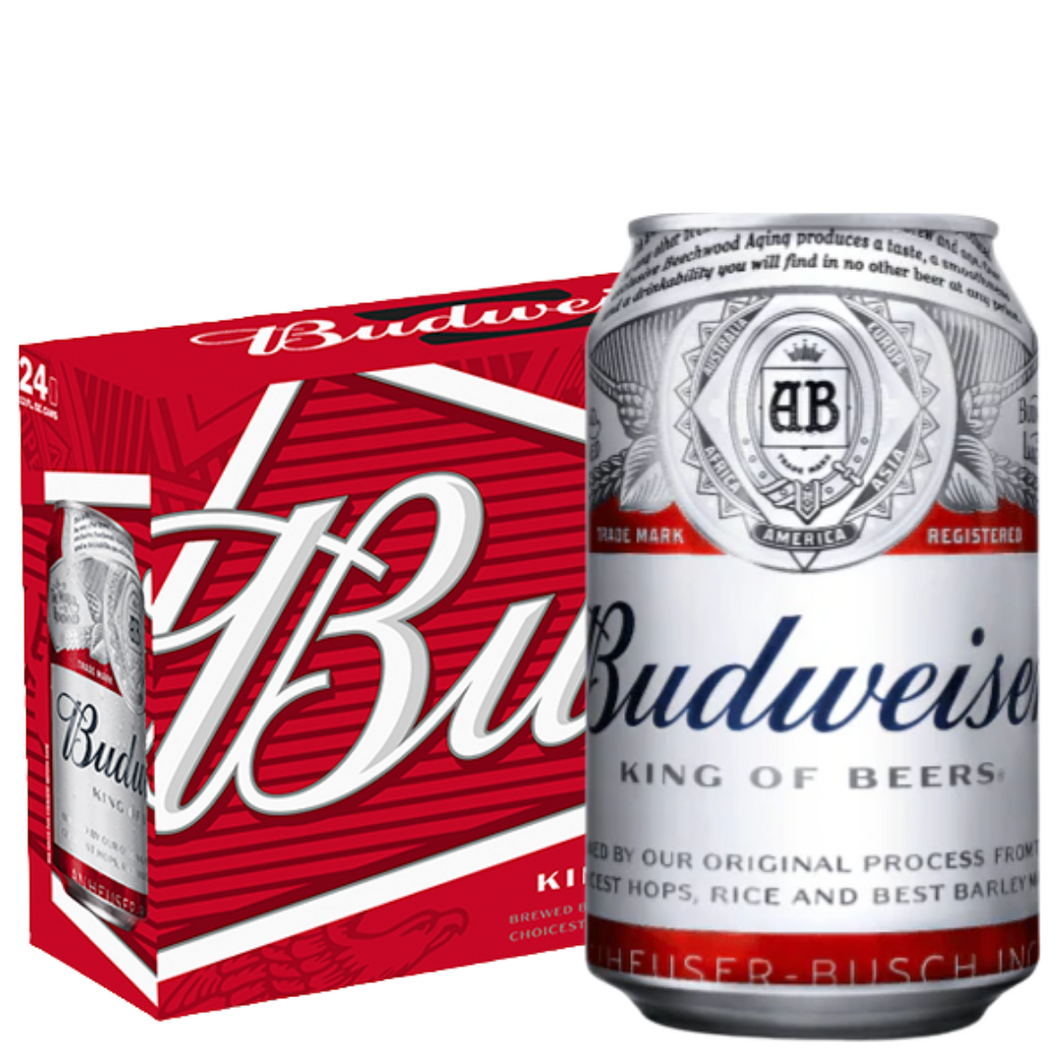 Budweiser Beer - 24x Can 330ml